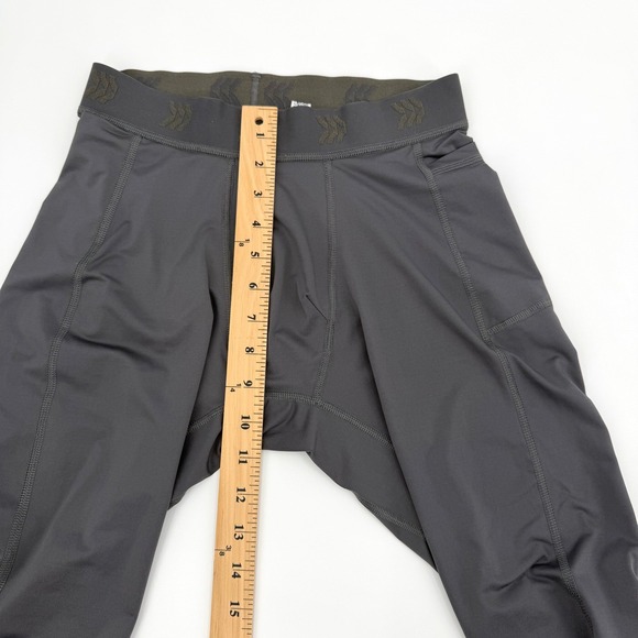 All In Motion Mens Compression Tights Charcoal Gray Athletic Leggings Medium - Picture 8 of 10